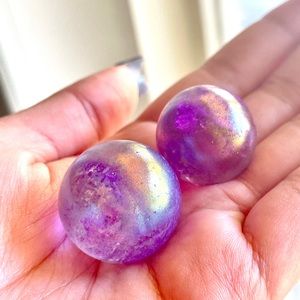 Amethyst angel aura spheres ♡